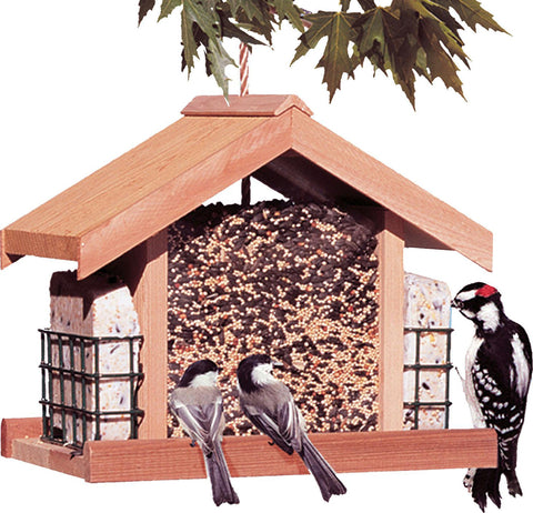 Deluxe Cedar Chalet Feeder