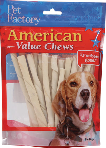 American Beefhide Twist Sticks Value Pack