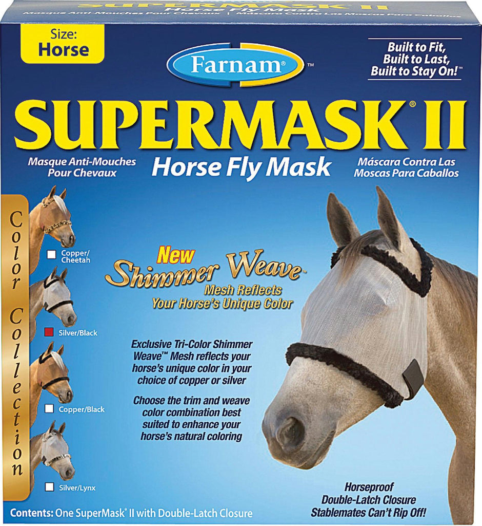 Supermask Ii Colored Horse Fly Mask Without Ears