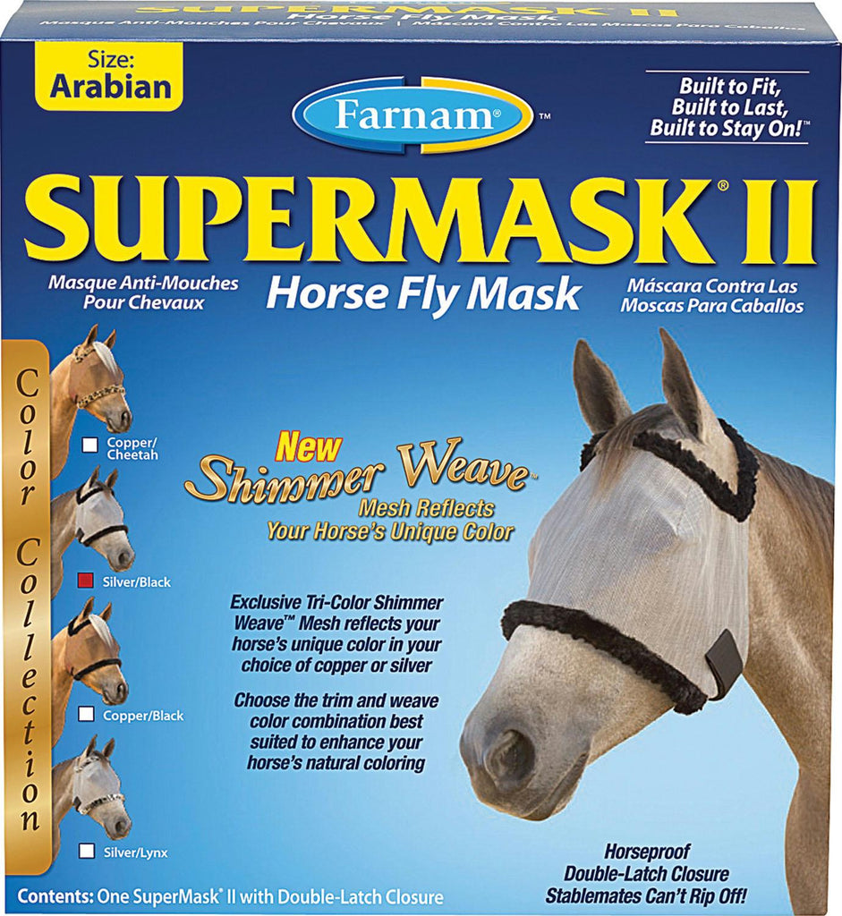 Supermask Ii Colored Horse Fly Mask Without Ears