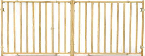 Extra-wide Wood Pet Gate