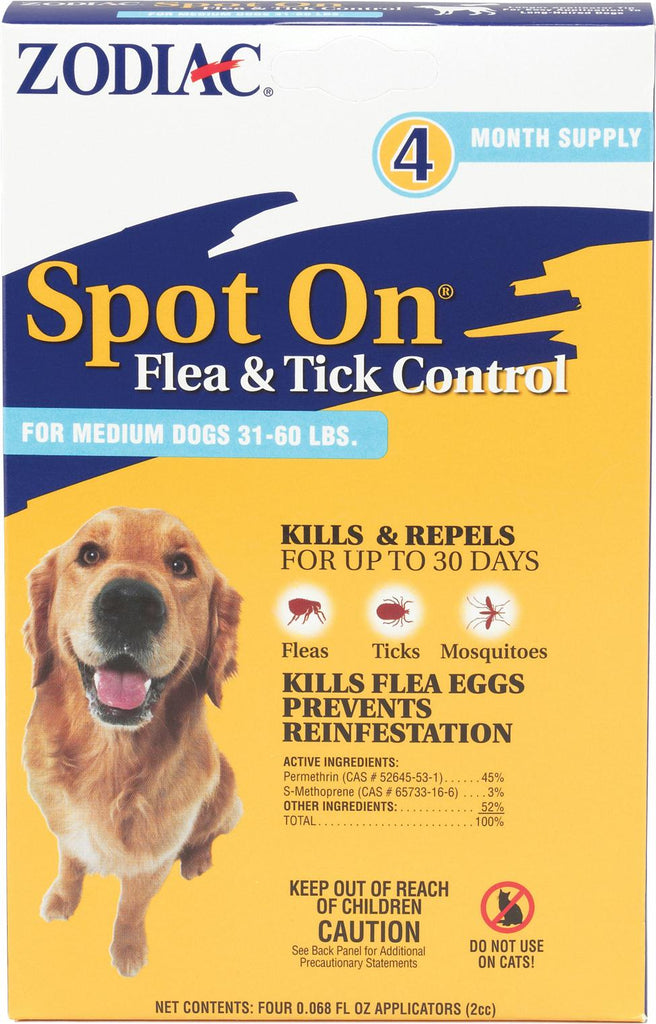 Zodiac Spot On Flea & Tick For Dogs