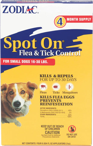 Zodiac Spot On Flea & Tick For Dogs