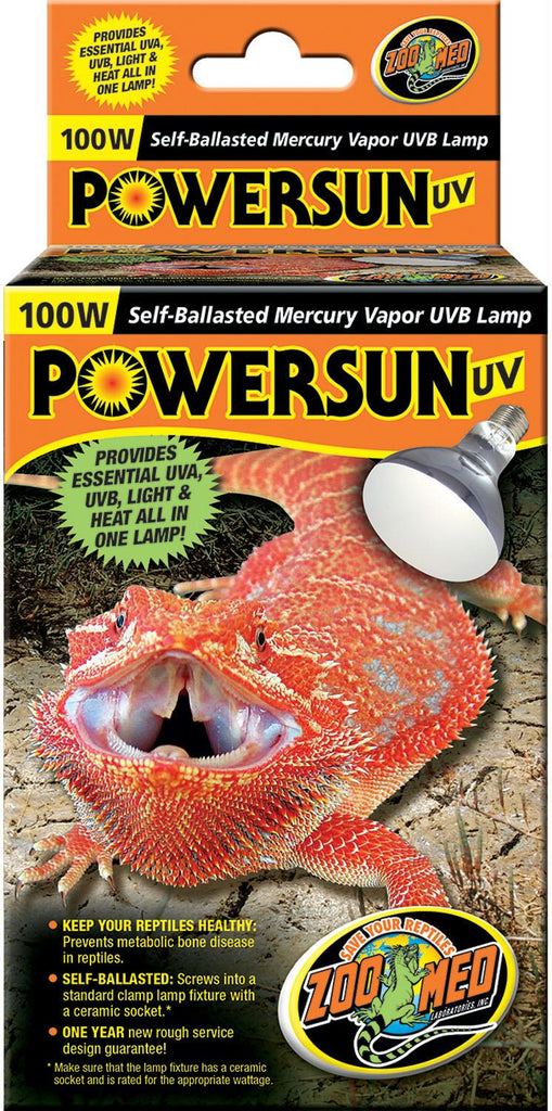 Powersun Uv Self-ballasted Mercury Vapor Uvb Lamp