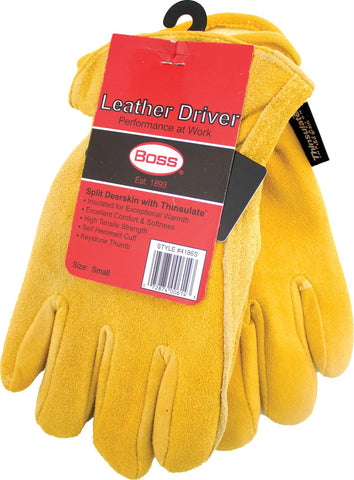 Therm Insulated Split Deerskin Driver Glove