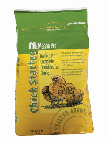 Chick Starter Medicated Crumbles For Chicks