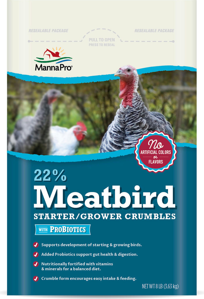 22% Meatbird Starter-grower W-probiotics