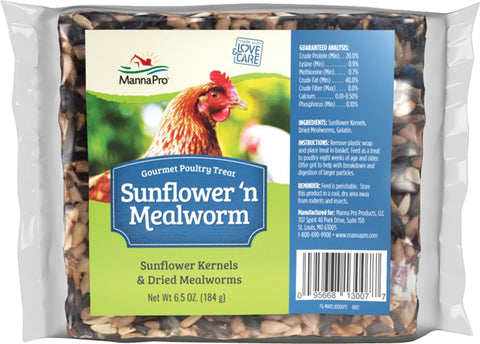 Manna Pro Mealworm & Sunflower Snack Cake