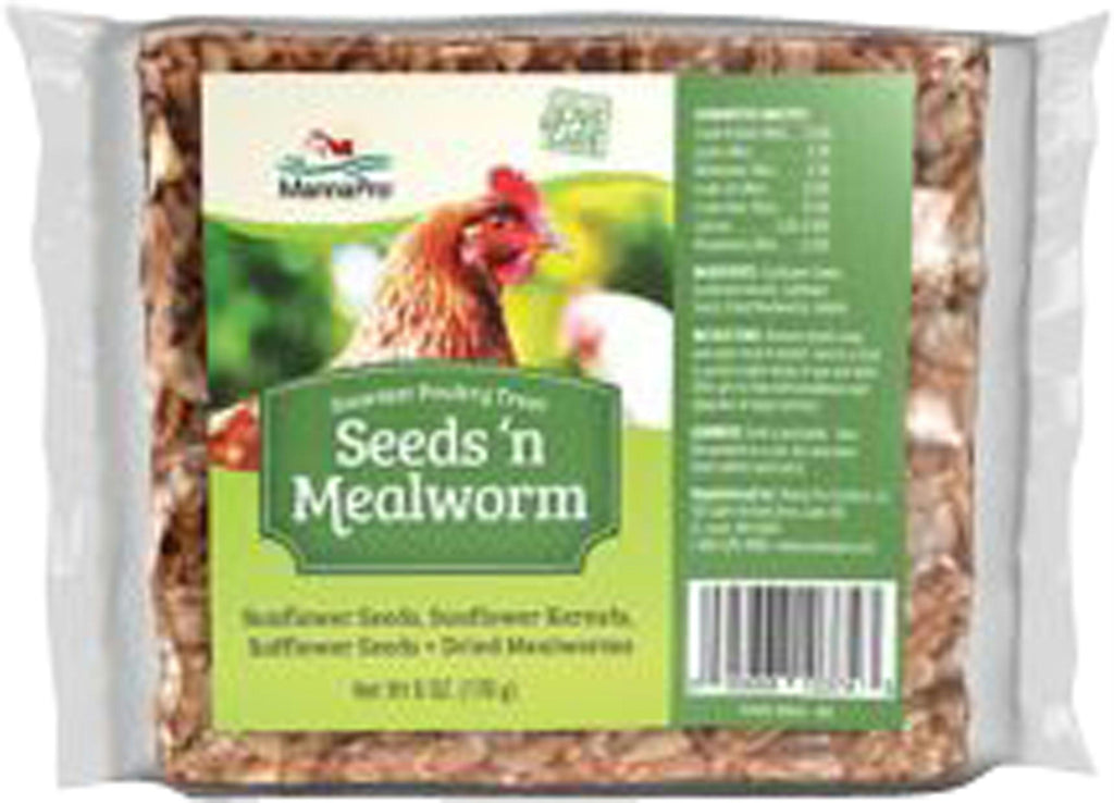 Manna Pro Mealworm & Seeds Snack Cake