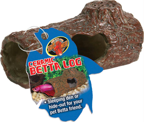 Ceramic Betta Log