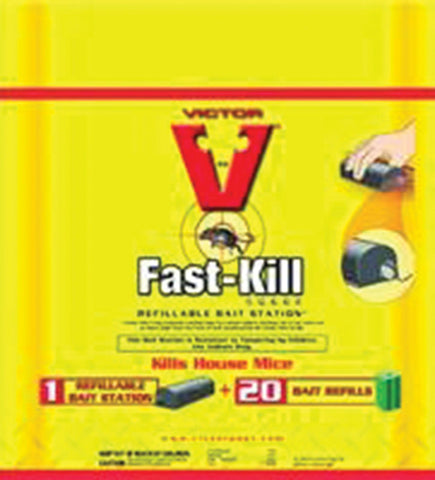 Victor Fast-kill Refillable Bait Stations