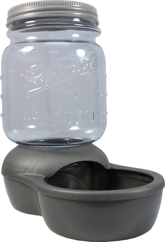 Mason Jar Replendish Dry Food Feeder