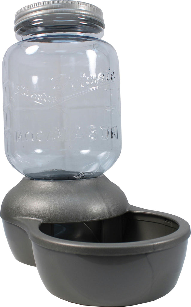 Mason Jar Replendish Dry Food Feeder