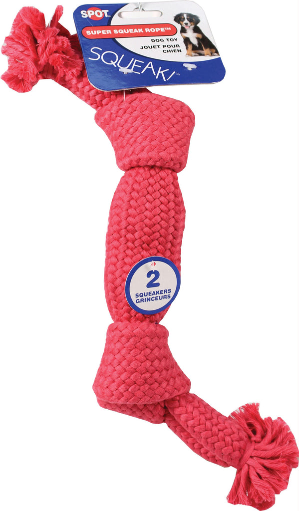 Super Squeak Rope Dog Toy