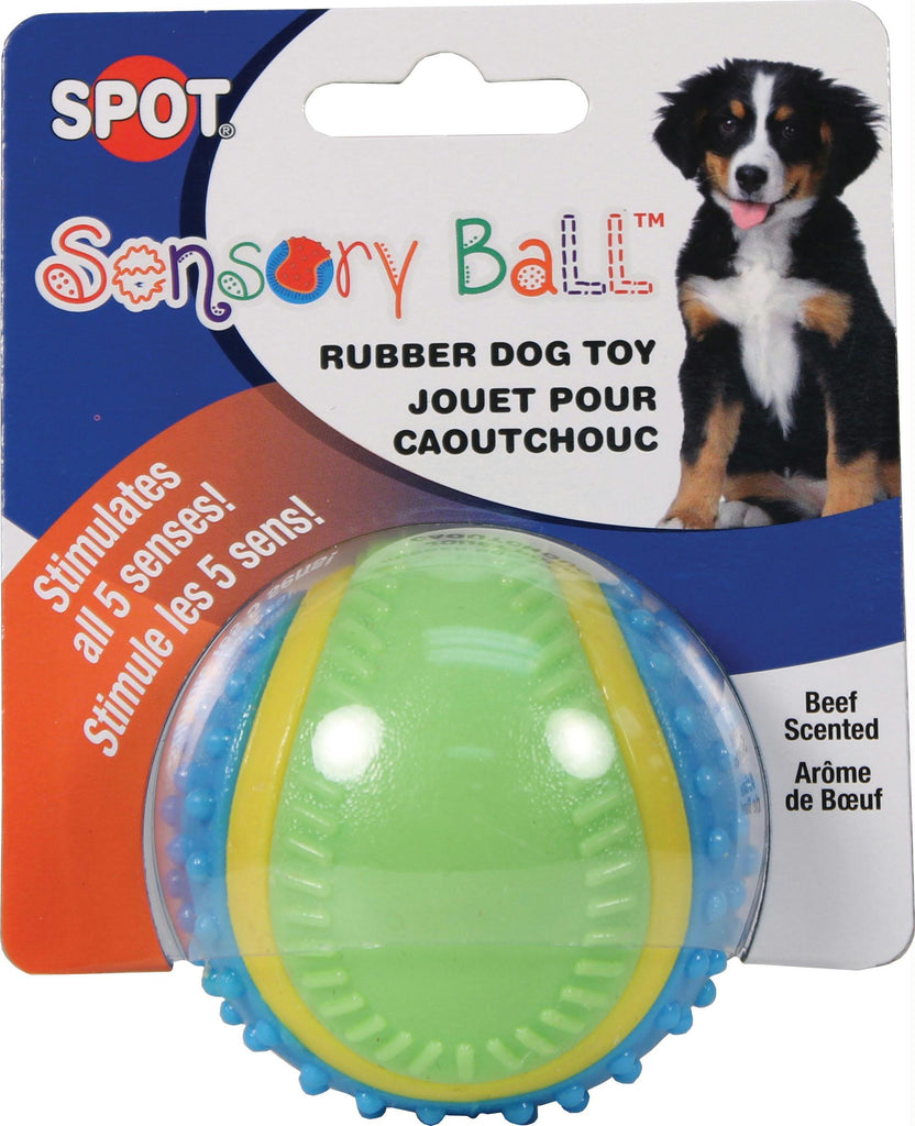 Sensory Ball Rubber Dog Toy)