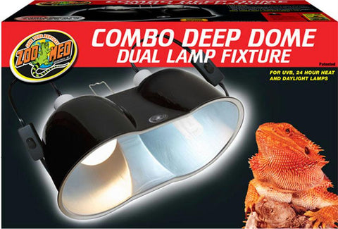 Combo Deep Dome Dual Lamp Fixture