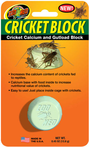 Cricket Block Cricket Calcium And Gutload Block