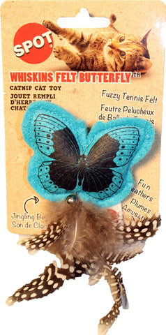 Whiskins Felt Butterfly-feathers Catnip