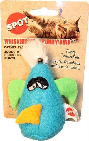 Whiskins Felt Funnybird-catnip