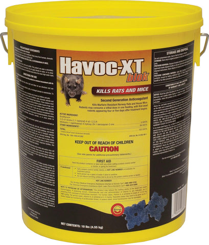 Havoc Xt Blok Rodenticide Bait