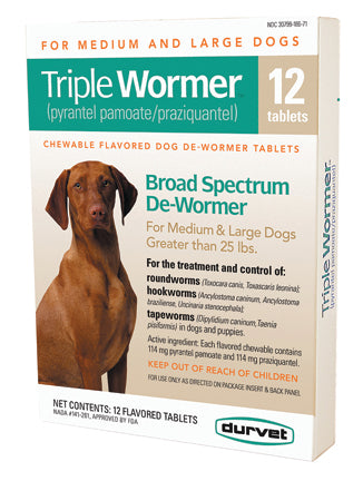 Triple Wormer Broad Spectrum Dewormer For Dogs