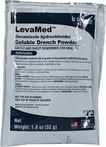 Levamed Soluble Drench Powder Dewormer