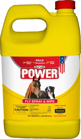 Power Fly Spray And Wipe For Horses