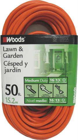 Medium Duty Lawn & Garden Extension Cord