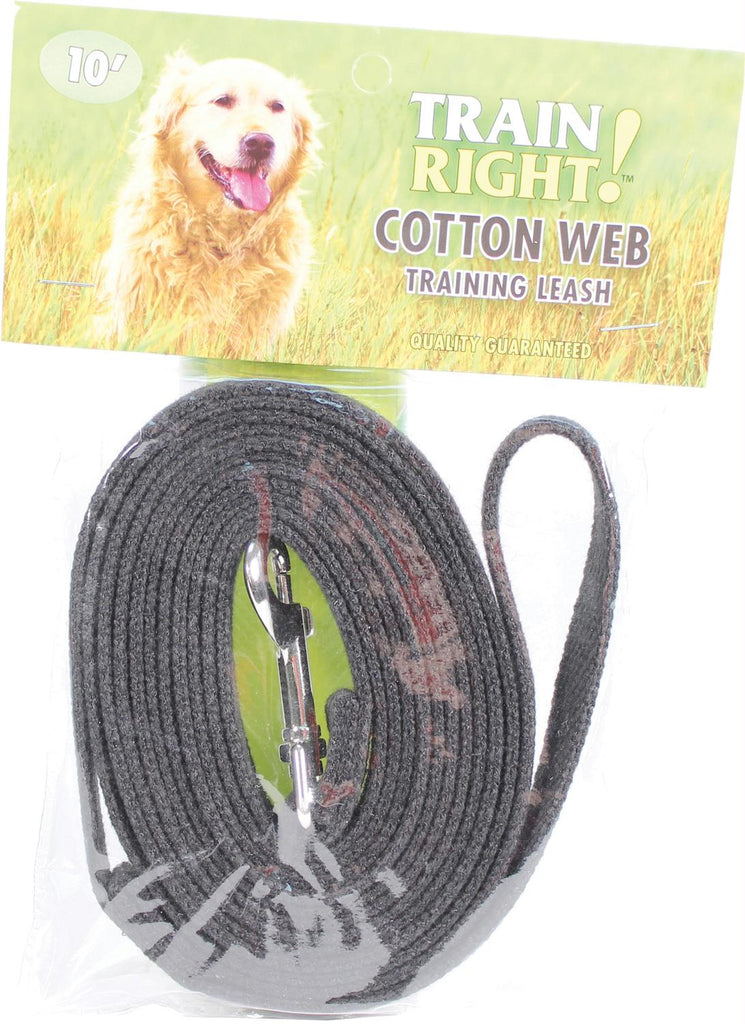 Train Right! Cotton Web Dog Training Leash