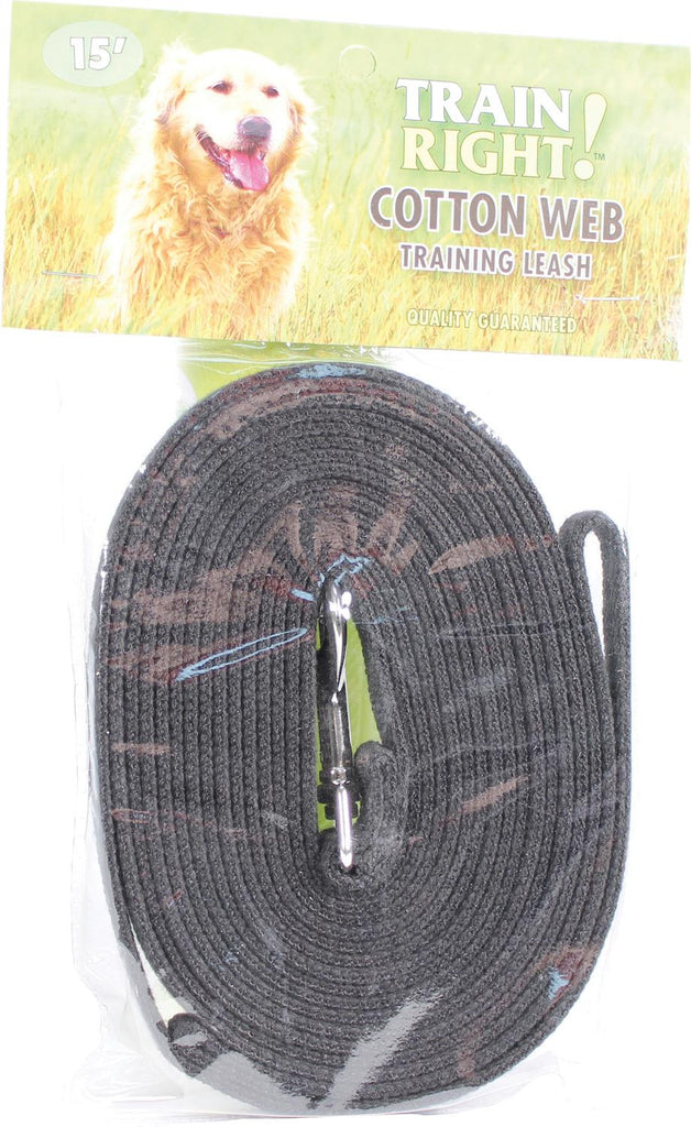 Train Right! Cotton Web Dog Training Leash