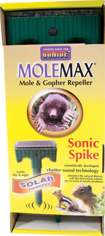 Molemax Sonic Spike Mole & Gopher Repeller