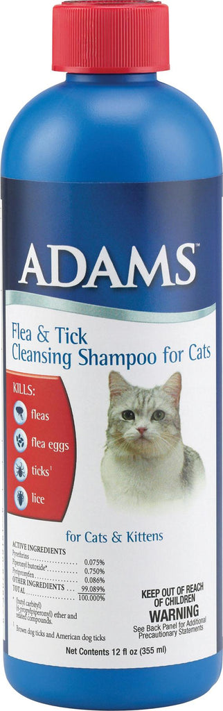 Adams Flea & Tick Cleansing Shampoo For Cats