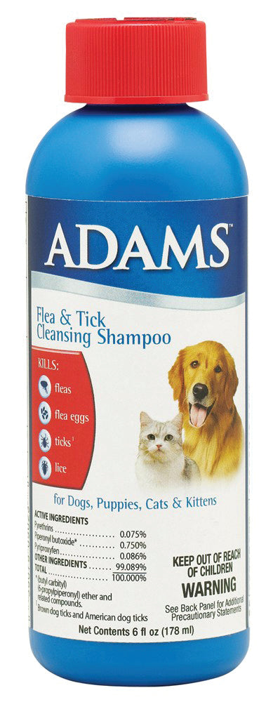 Adams Flea & Tick Cleansing Shampoo