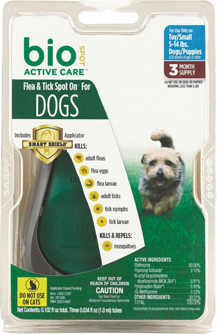 Bio Spot Active Care Flea & Tick Spot On For Dogs