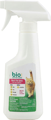 Bio Spot Active Care Flea & Tick Spray For Cats