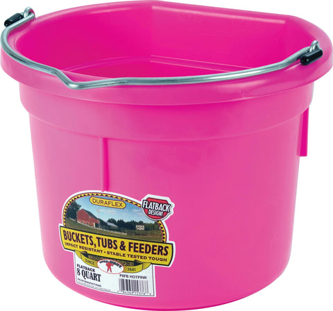 Little Giant Plastic Flat Back Bucket