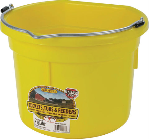 Little Giant Plastic Flat Back Bucket