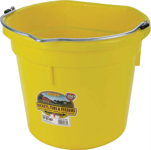 Little Giant Plastic Flat Back Bucket