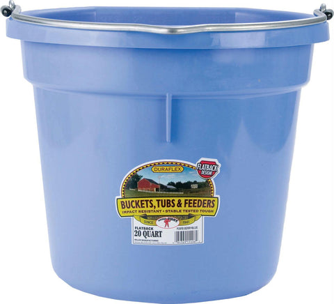 Little Giant Plastic Flat Back Bucket