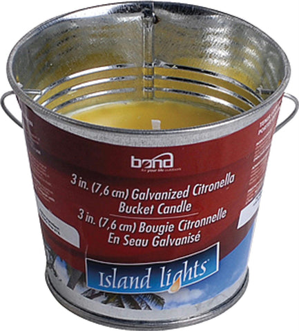 Galvanized Citronella Bucket Candle