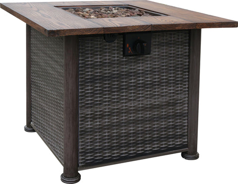 Gas Value Wicker Firetable